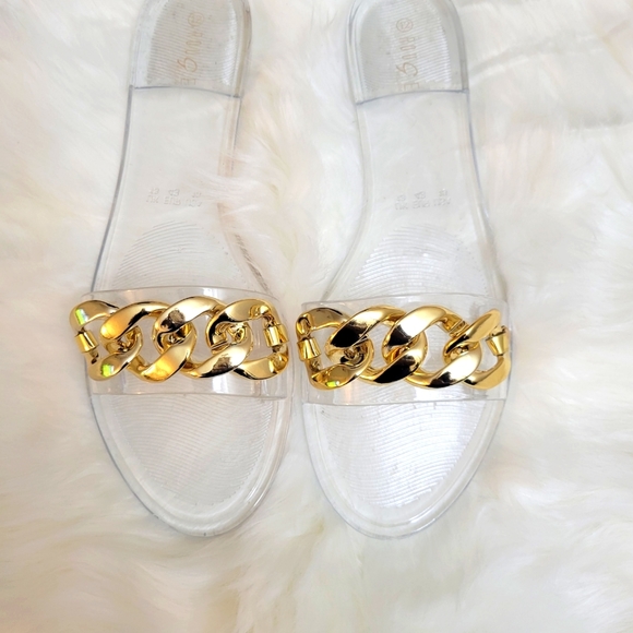 Fancy Chain Sandals - Picture 1 of 4